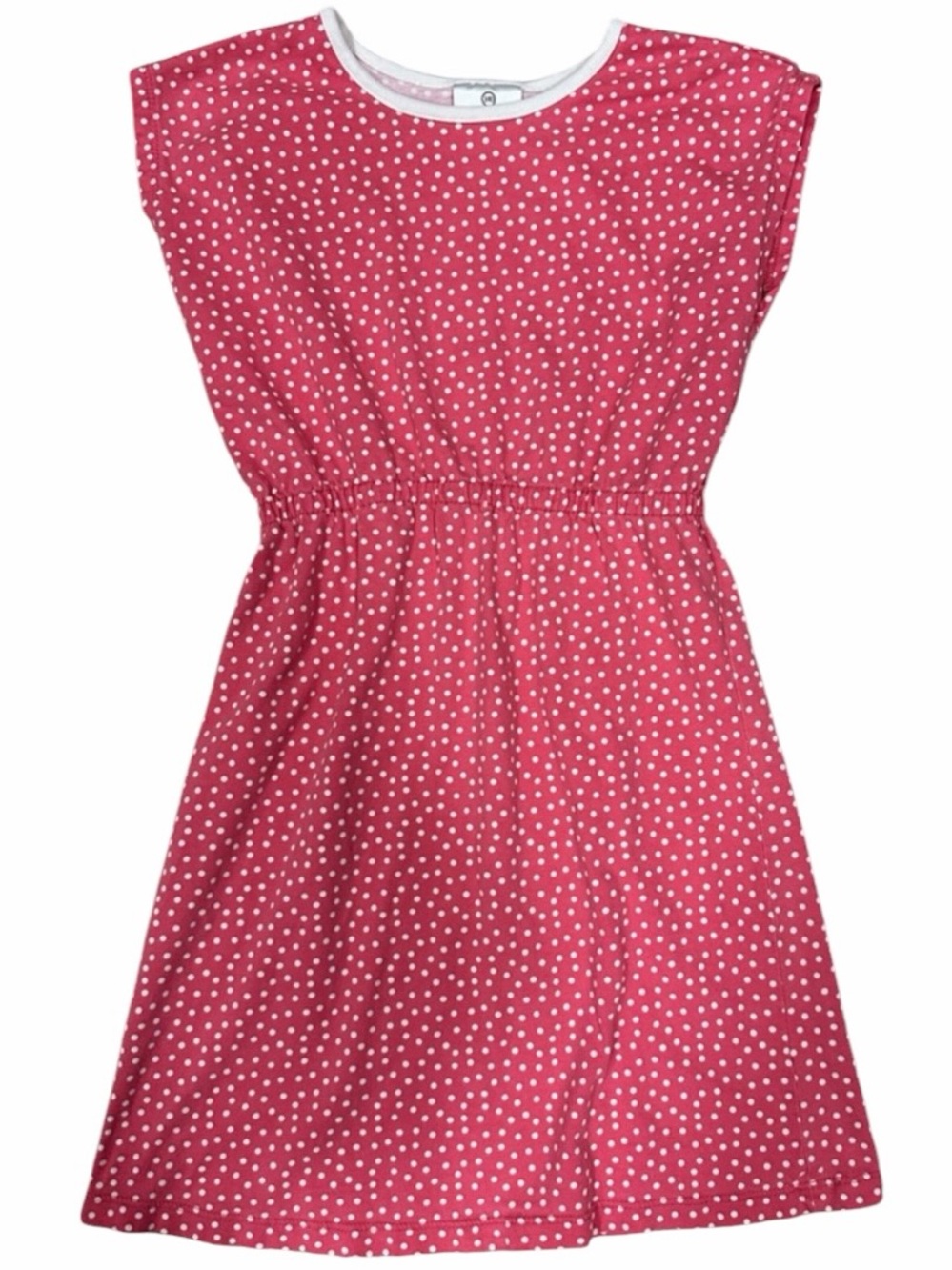 Hanna Andersson Pink Polka Dot Dress Girls Size 140 EU 9-10 Years